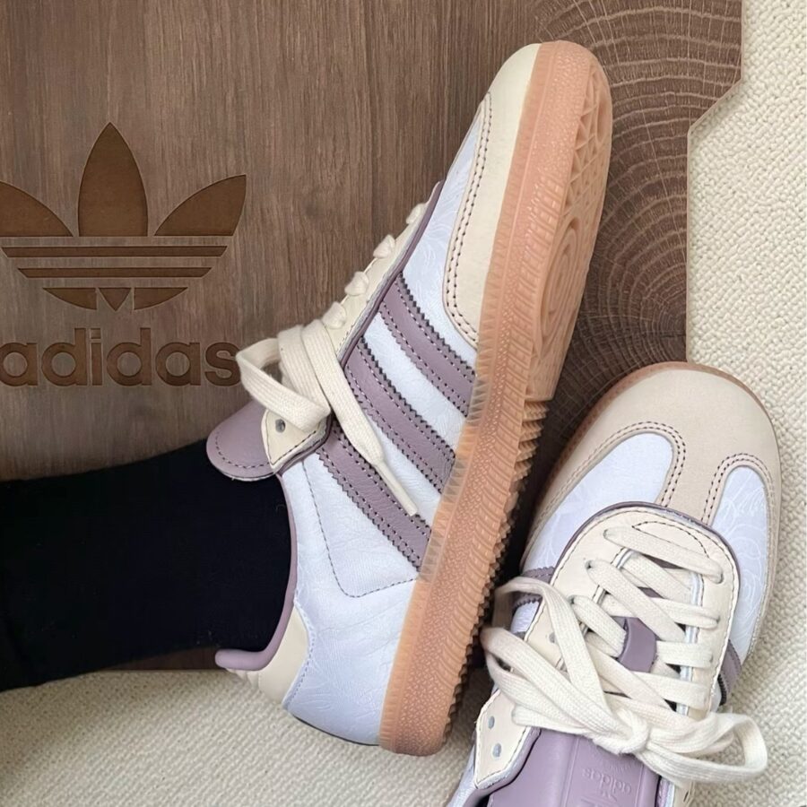 giày adidas samba 'cream white mauve brown' ie1417