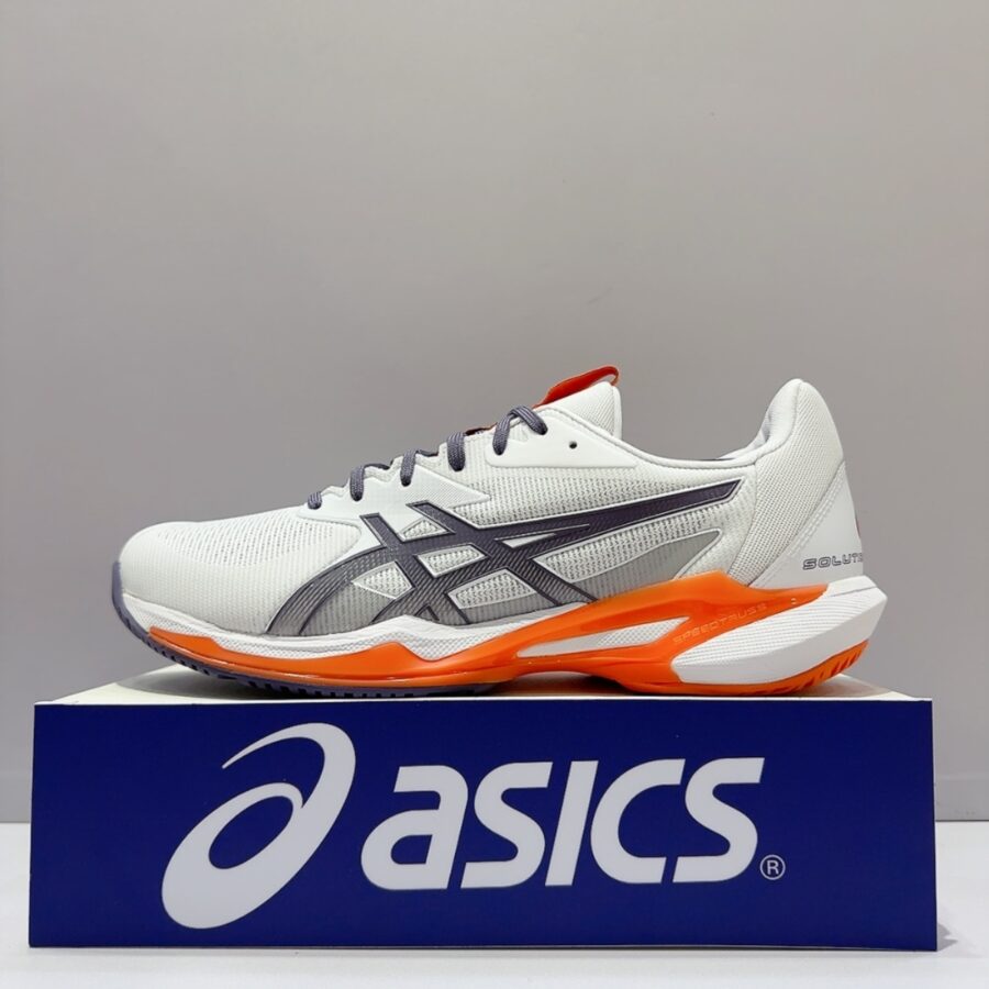 giày asics solution speed ff 3 "white/orange" 1041a438-103