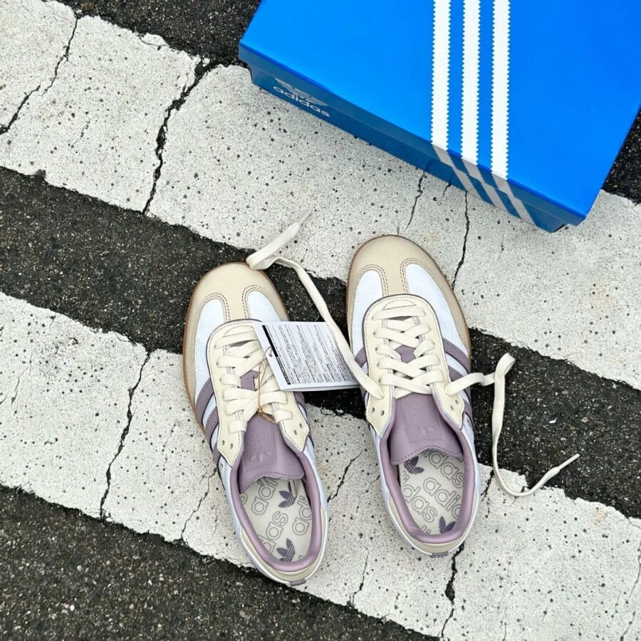 giày adidas samba 'cream white mauve brown' ie1417