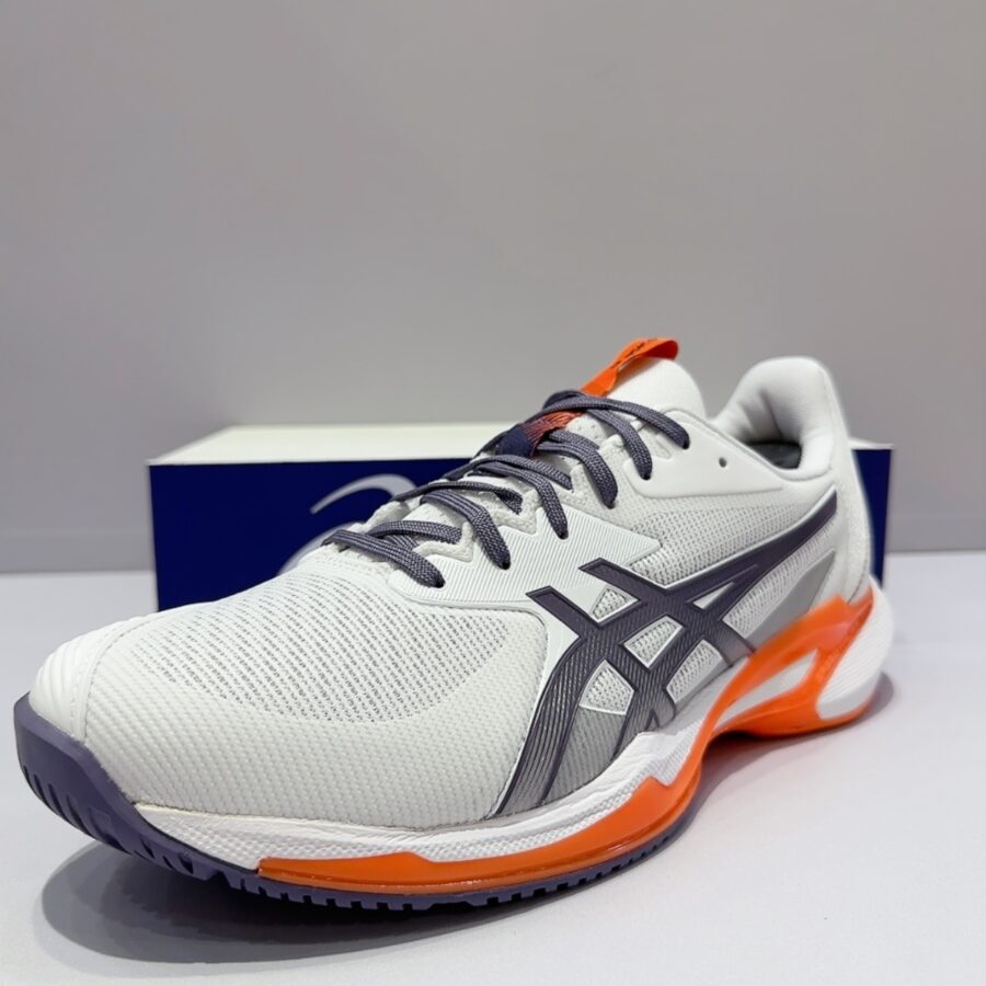 giày asics solution speed ff 3 "white/orange" 1041a438-103