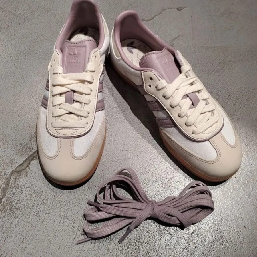 giày adidas samba 'cream white mauve brown' ie1417