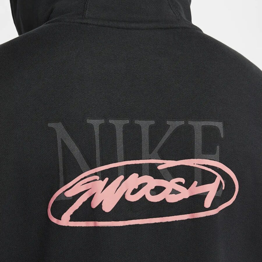 áo nike club men's oversized french terry pullover hoodie 'off-noir' hv4722-045