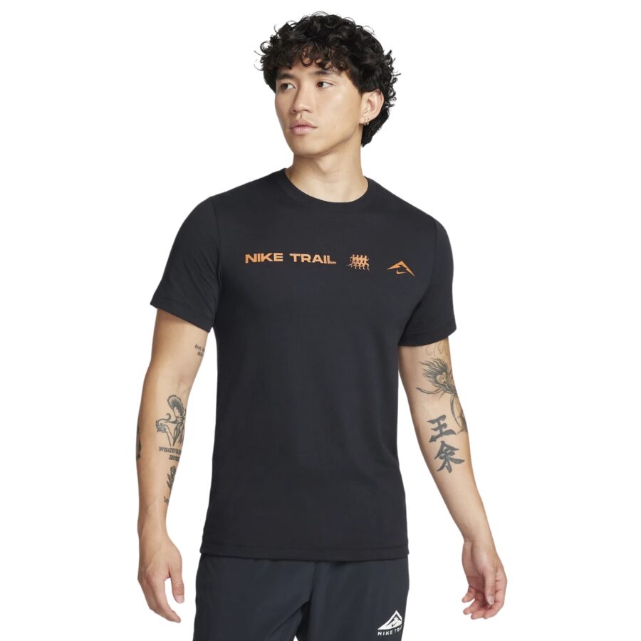 áo nike dri-fit men's running t-shirt black fn0826-010