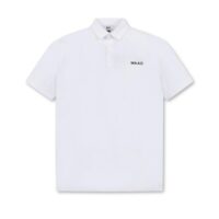 áo waac golf nam player's edition ss polo (logo type) white wmtcm24200-whx