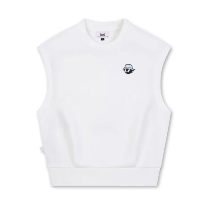 áo waac golf nữ hybrid jersey vest white wwtcs24100-whx