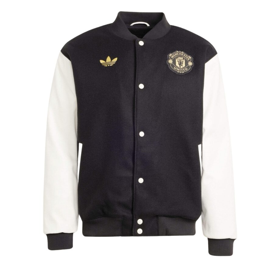 áo adidas jacket x manchester united in black jf0382