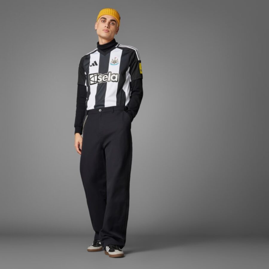 áo adidas men's newcastle united fc 2425 home jersey 'black white' ix3165