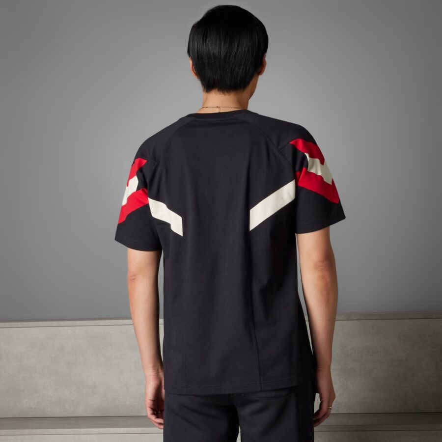áo adidas originals manchester united fc originals t-shirt 'black red' is6519