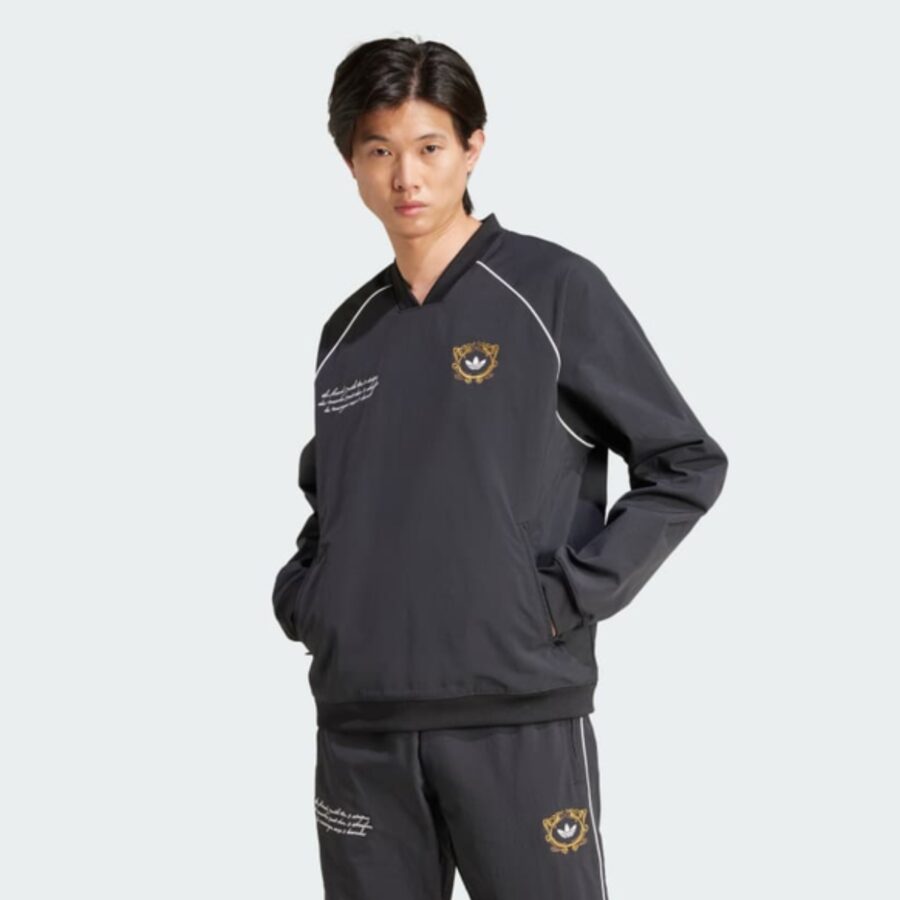 áo adidas chui đầu vrct pull over nam 'black' ix6768