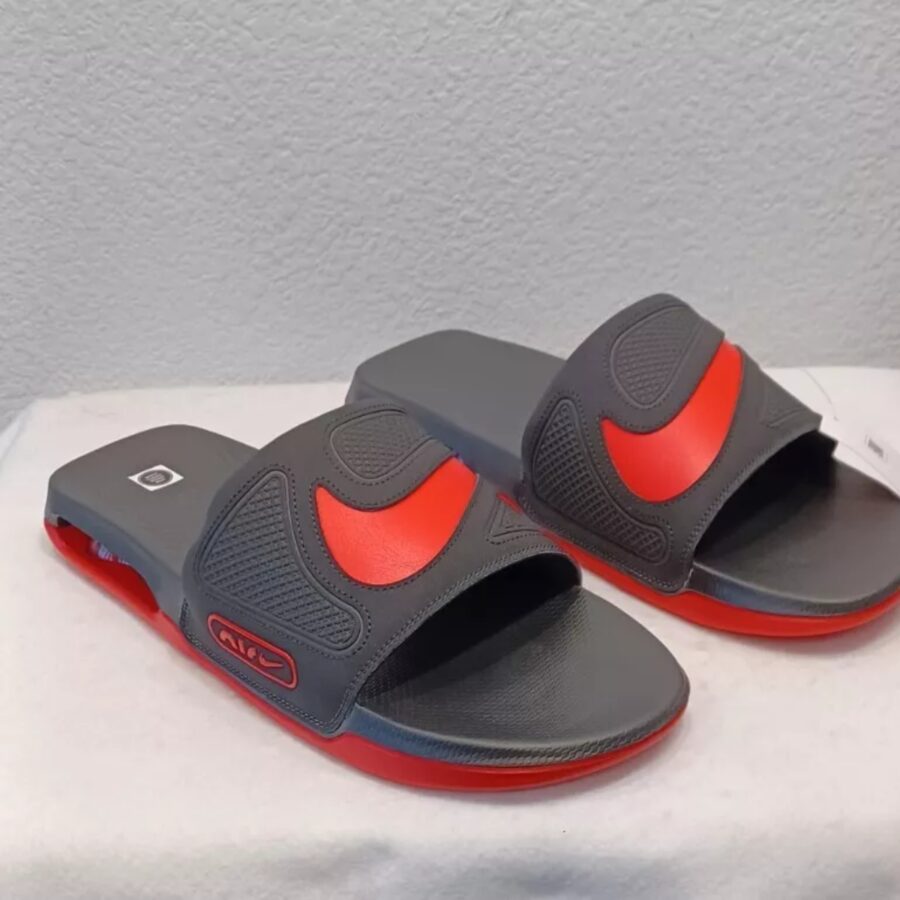 dép nike air max cirro slide 'black university red' dc1460-002
