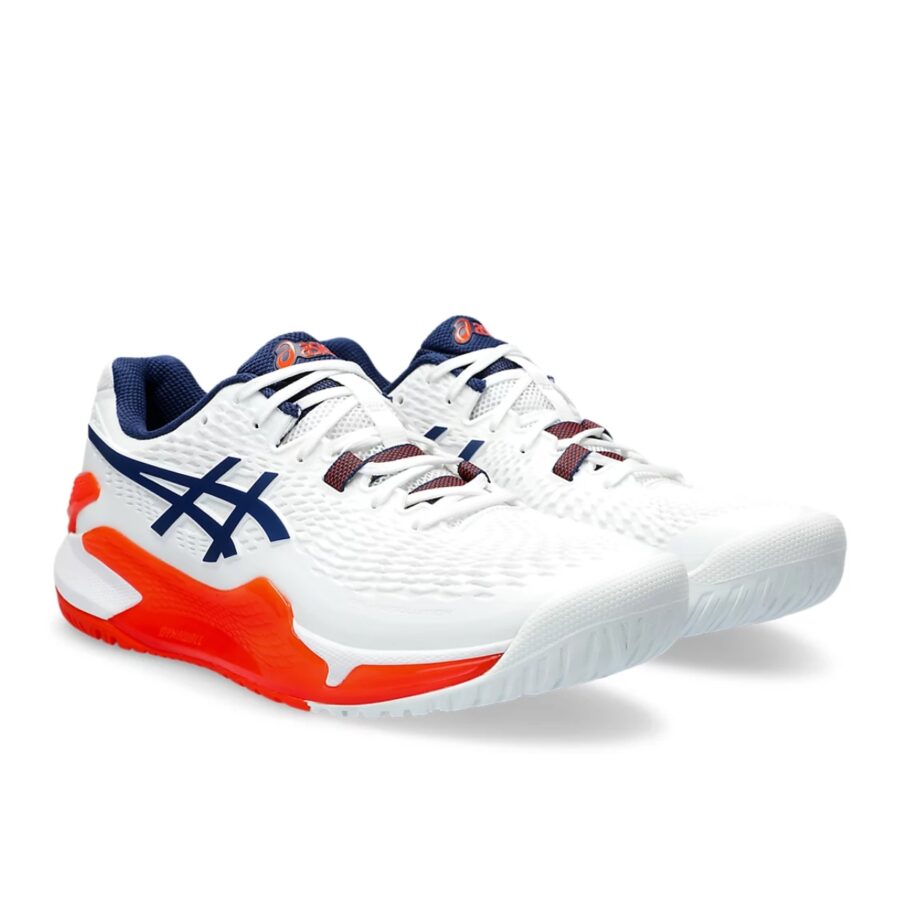 giày asics gel-resolution 9 'white' 1041a330-102