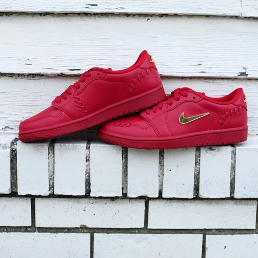 giày air jordan 1 low method of make gym 'red metallic gold' fn5032-607