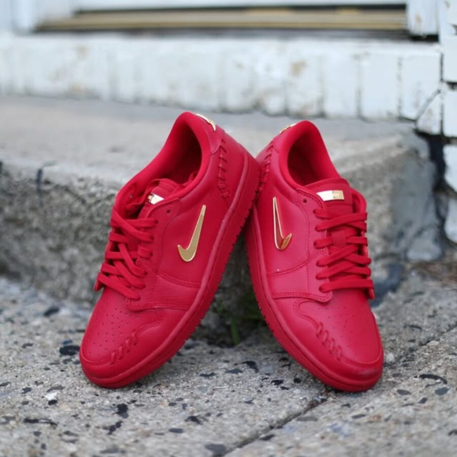 giày air jordan 1 low method of make gym 'red metallic gold' fn5032-607