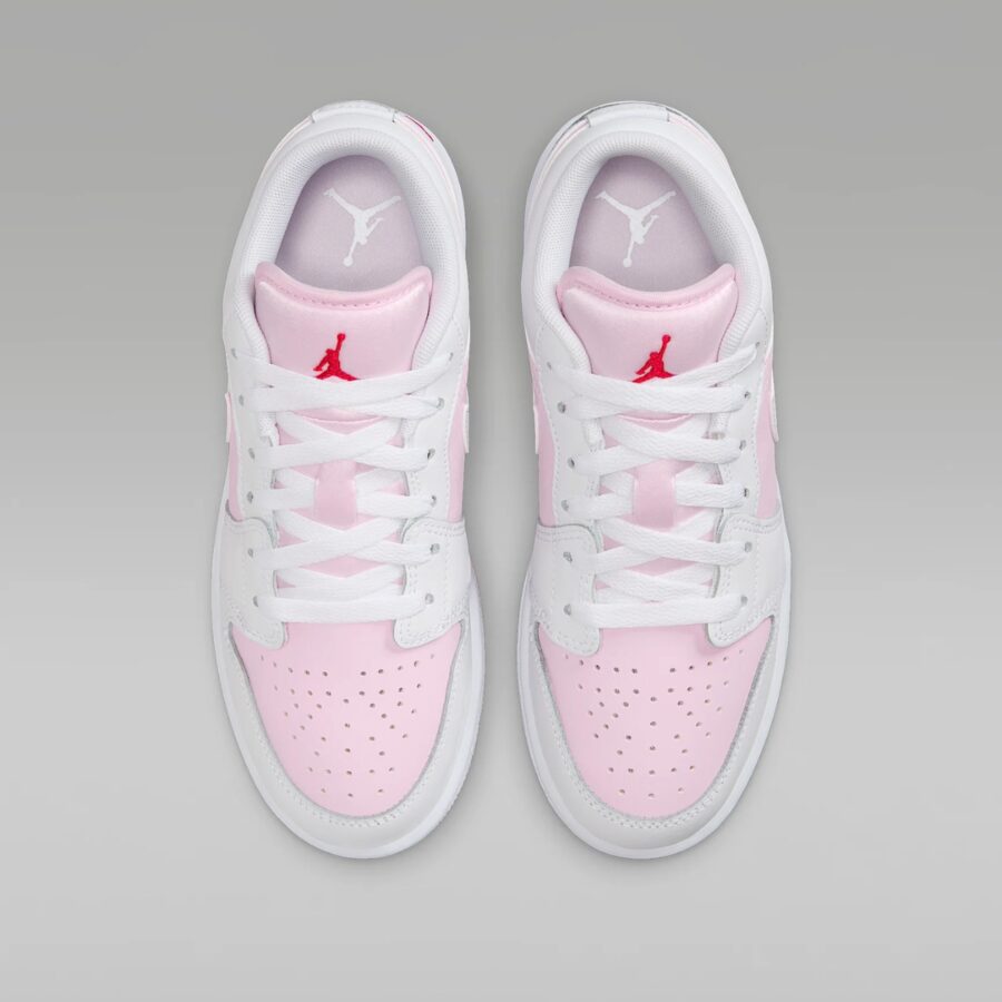 giày air jordan 1 low 'pink foam white' 553560-608