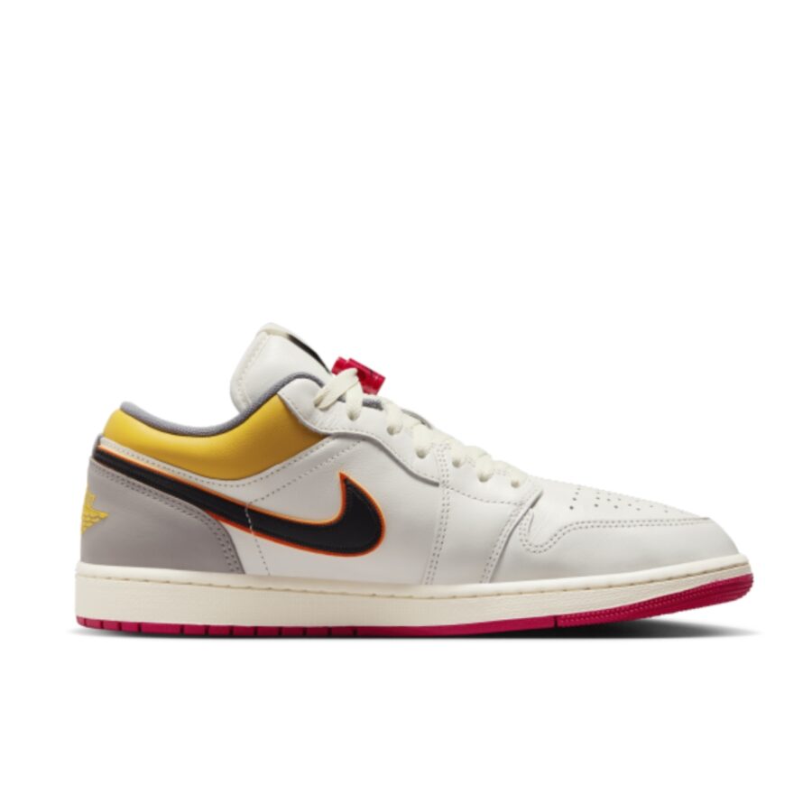 giày air jordan 1 low premium 'sail yellow ochre' hv4511-133