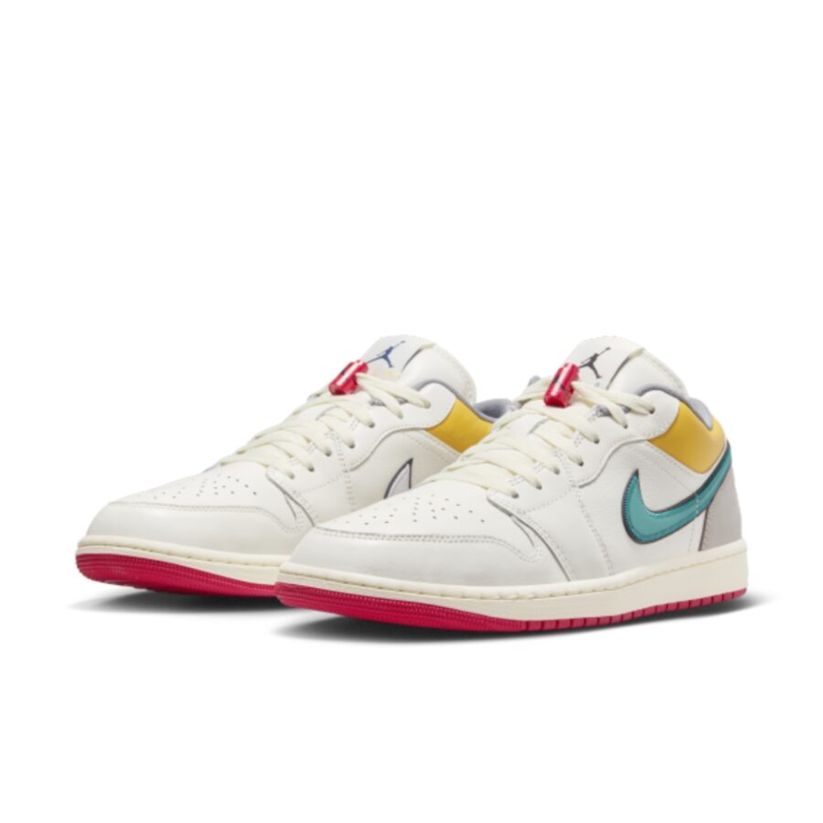 giày air jordan 1 low premium 'sail yellow ochre' hv4511-133