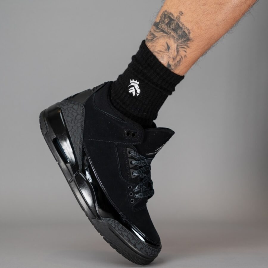 giày air jordan 3 retro 'black cat' 2025 ct8532-001