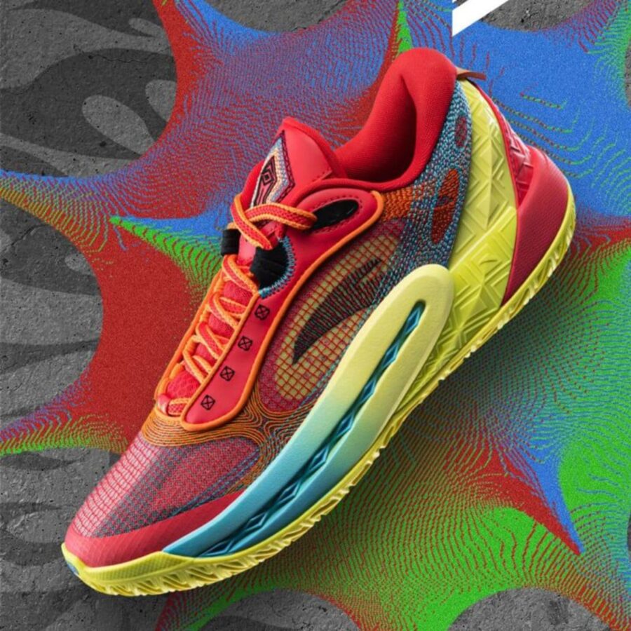 giày anta shock wave 6.0 nitroedge 'red yellow' 1124c1106q-1