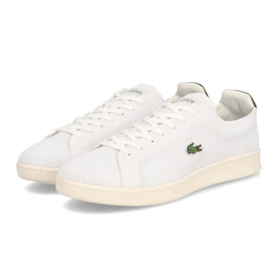 giày lacoste men's carnaby piquée màu trắng 45sma0023-082