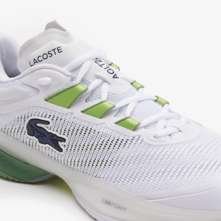 giày lacoste tennis ag-lt23 ultra 'white green' 45sma0013-082