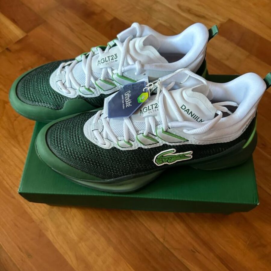 giày lacoste tennis ag-lt23 ultra ‘green white’ 47sma0101-2d2