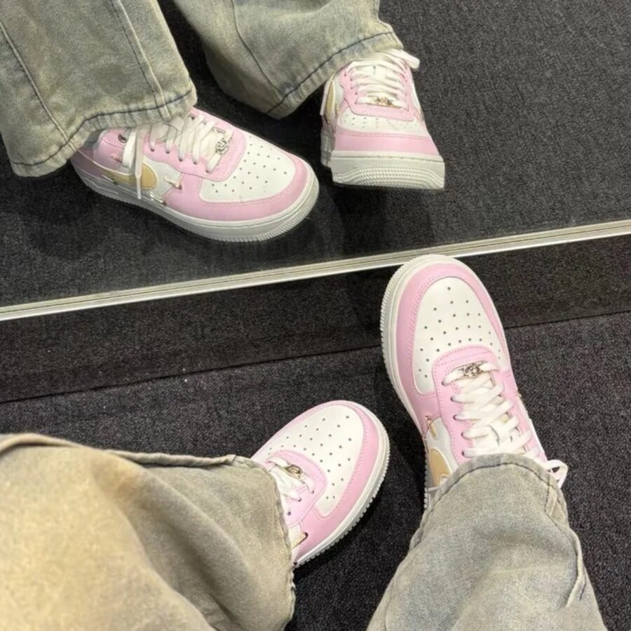 giày nike air force 1 low lx 'pink foam white' (wmns) ib2574-600
