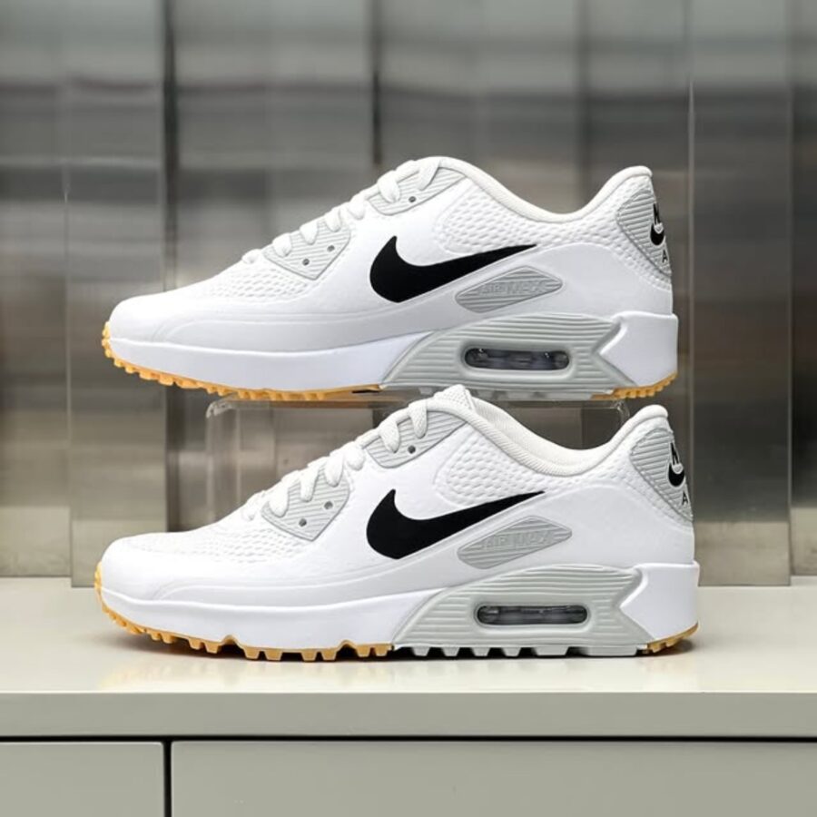 giày nike air max 90 golf 'white black' hv9305-102