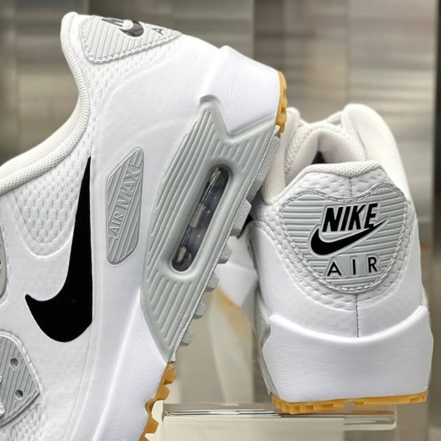 giày nike air max 90 golf 'white black' hv9305-102