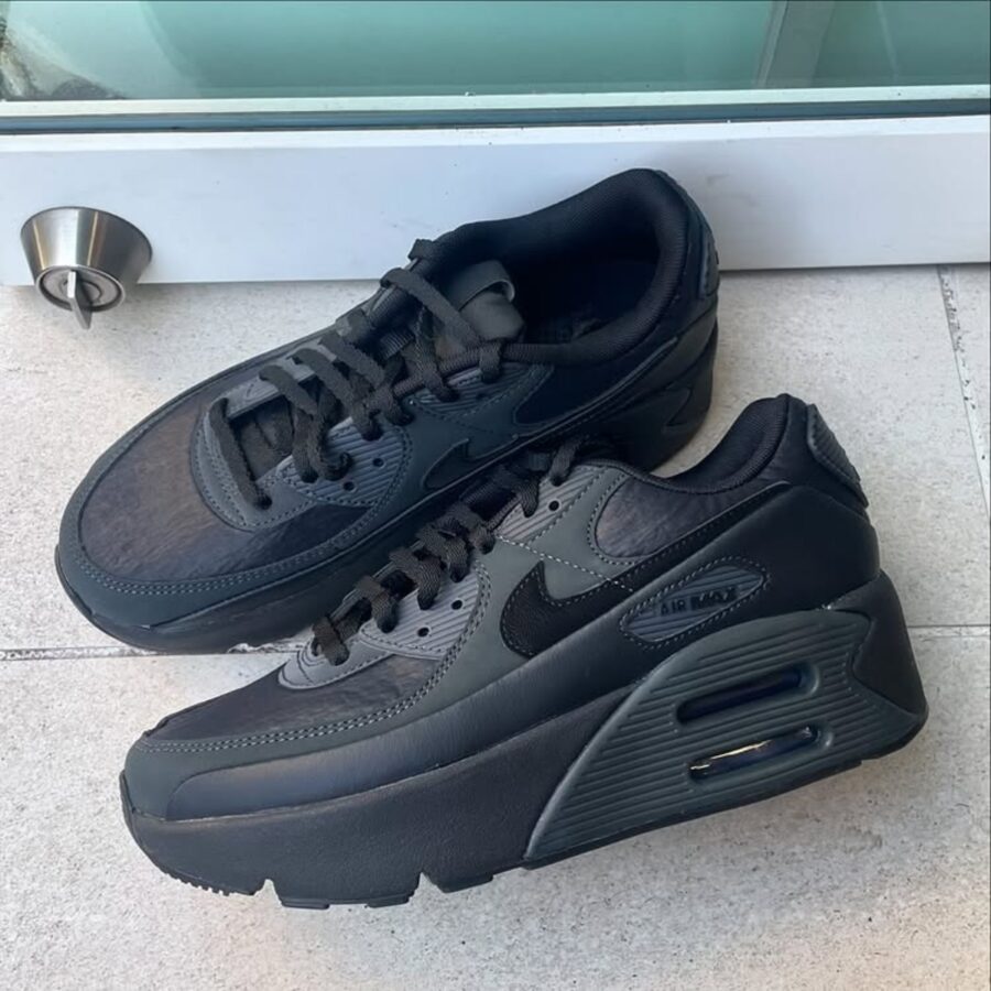 giày nike air max 90 lv8 'off noir dark smoke grey' hf9415-001