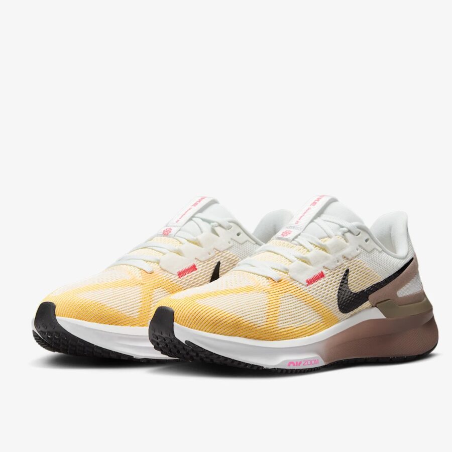 giày nike air zoom structure 25 'summit white mink brown black' dj7884-110