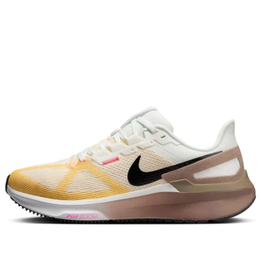 giày nike air zoom structure 25 'summit white mink brown black' dj7884-110