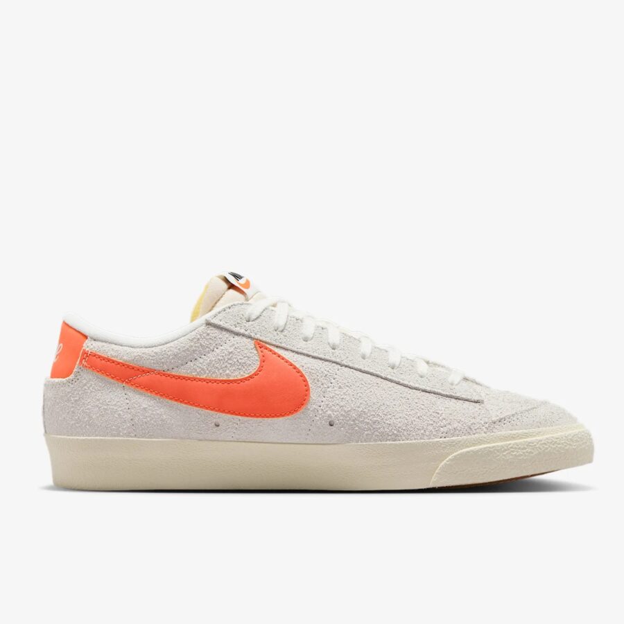 giày nike blazer low 77 'summit white safety orange' hf3158-100