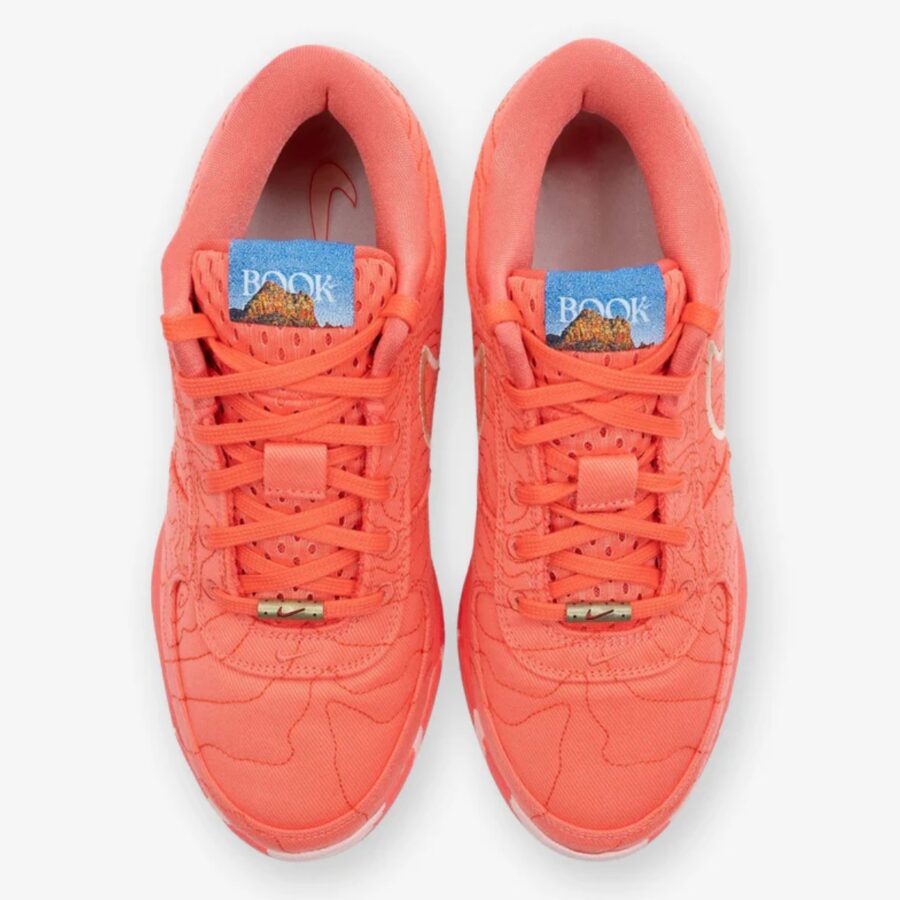 giày nike book 1 ‘text’ ep 'magic amber picante red' ib8053-800