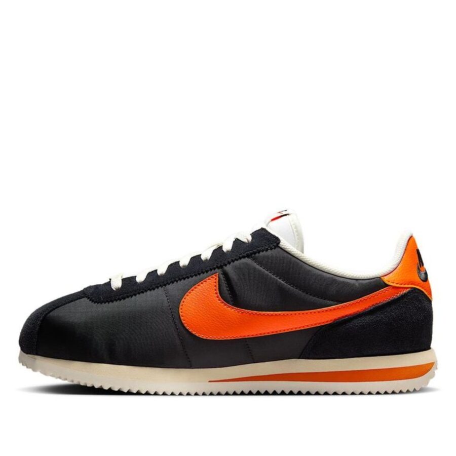 giày nike cortez textile 'black sail muslin safety orange' hf0263-003