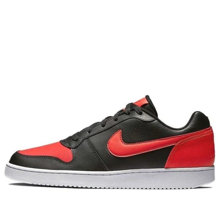 giày nike ebernon low 'black habanero red' aq1775-004