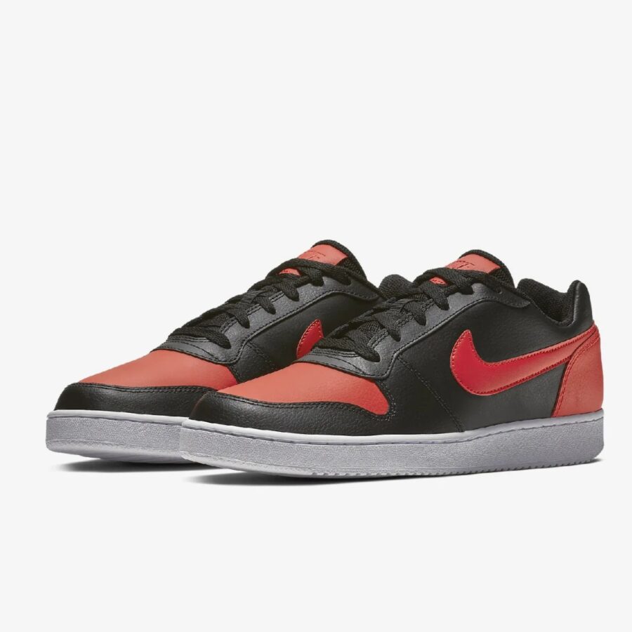 giày nike ebernon low 'black habanero red' aq1775-004