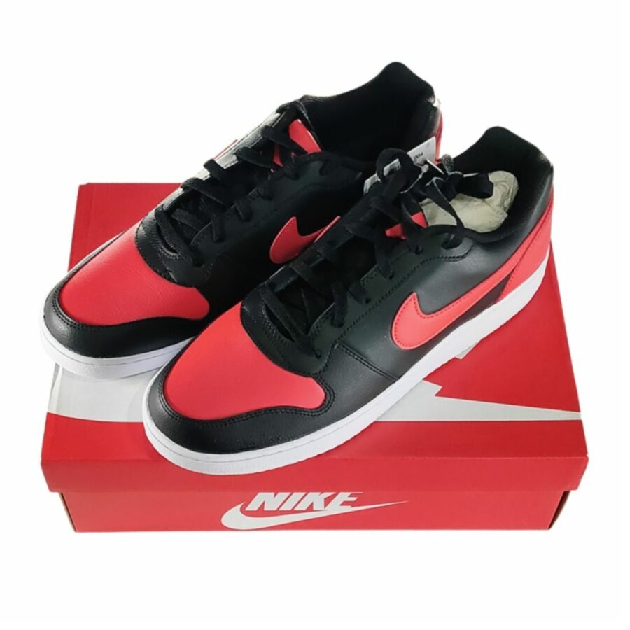 giày nike ebernon low 'black habanero red' aq1775-004