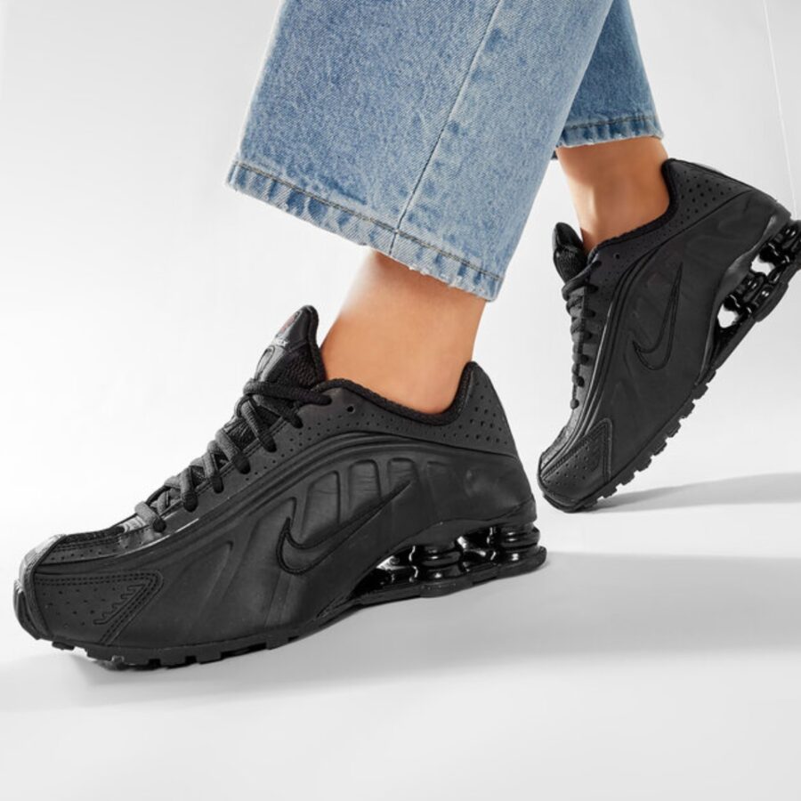 giày nike shox r4 'black' ar3565-004