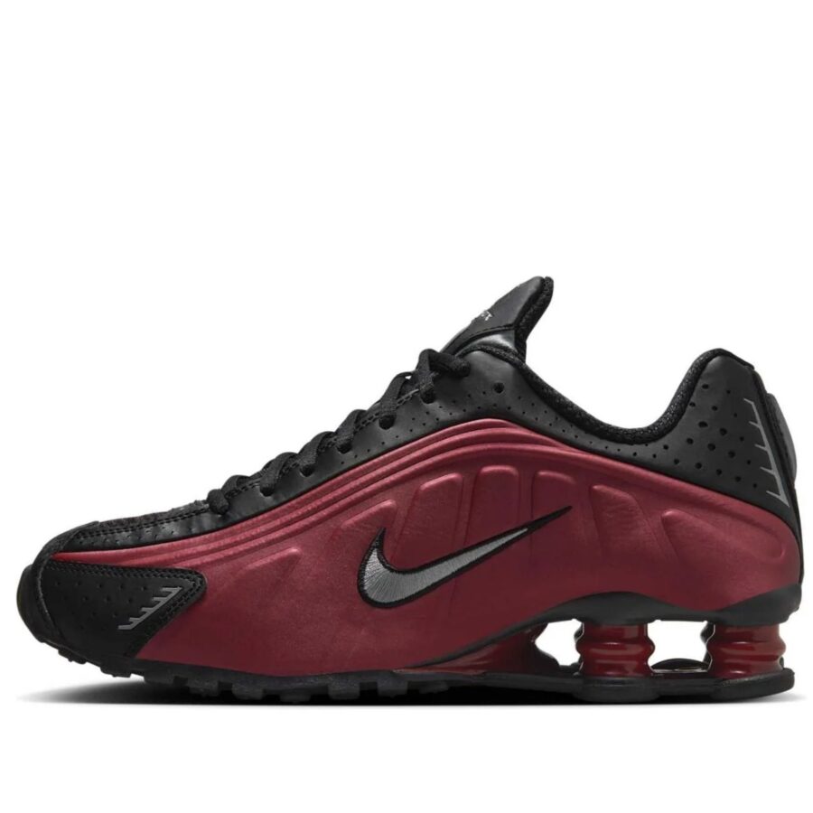 giày nike shox r4 'black team red' ar3565-009