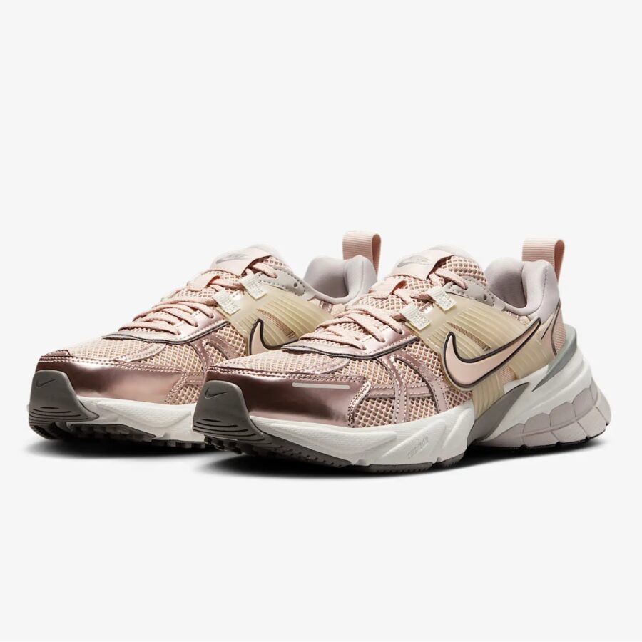 giày nike v2k run 'particle beige college gray' fd0736-201