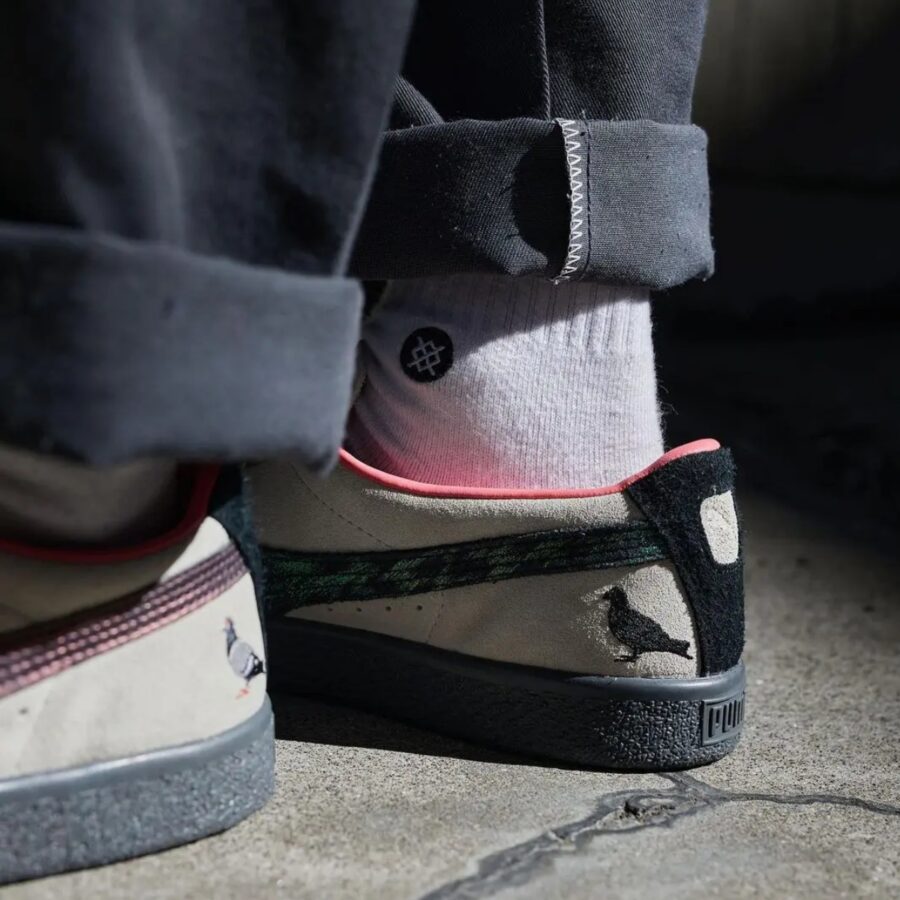giày puma atmos x jeff staple x suede 'pigeon and crow' 381160-01