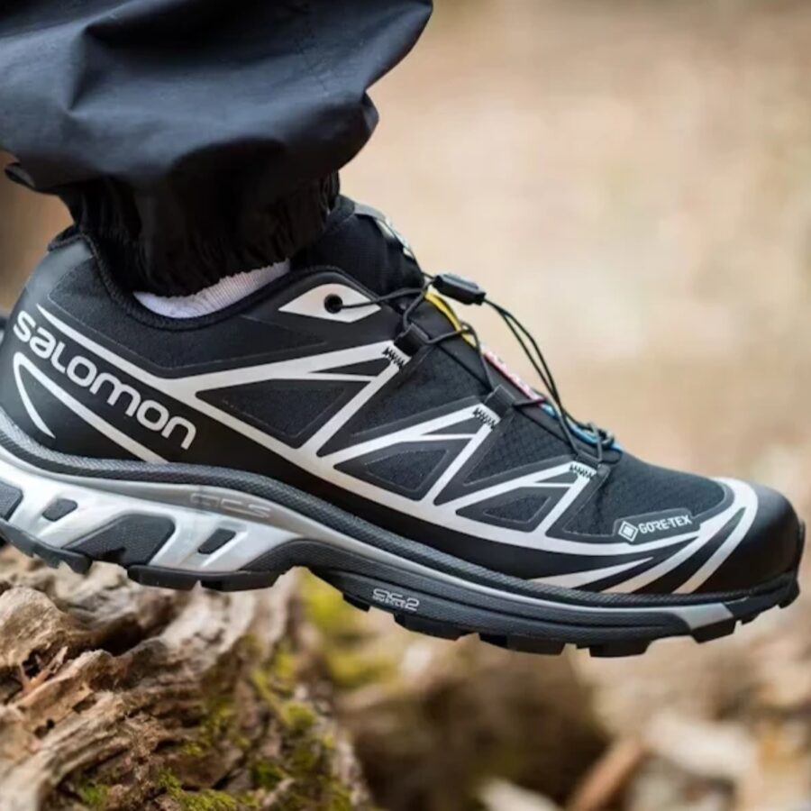 giày salomon xt-6 gore-tex black silver l47450600