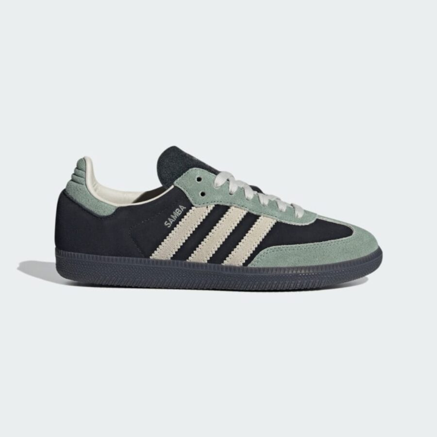 giày adidas samba og 'core black silver green' ji2680