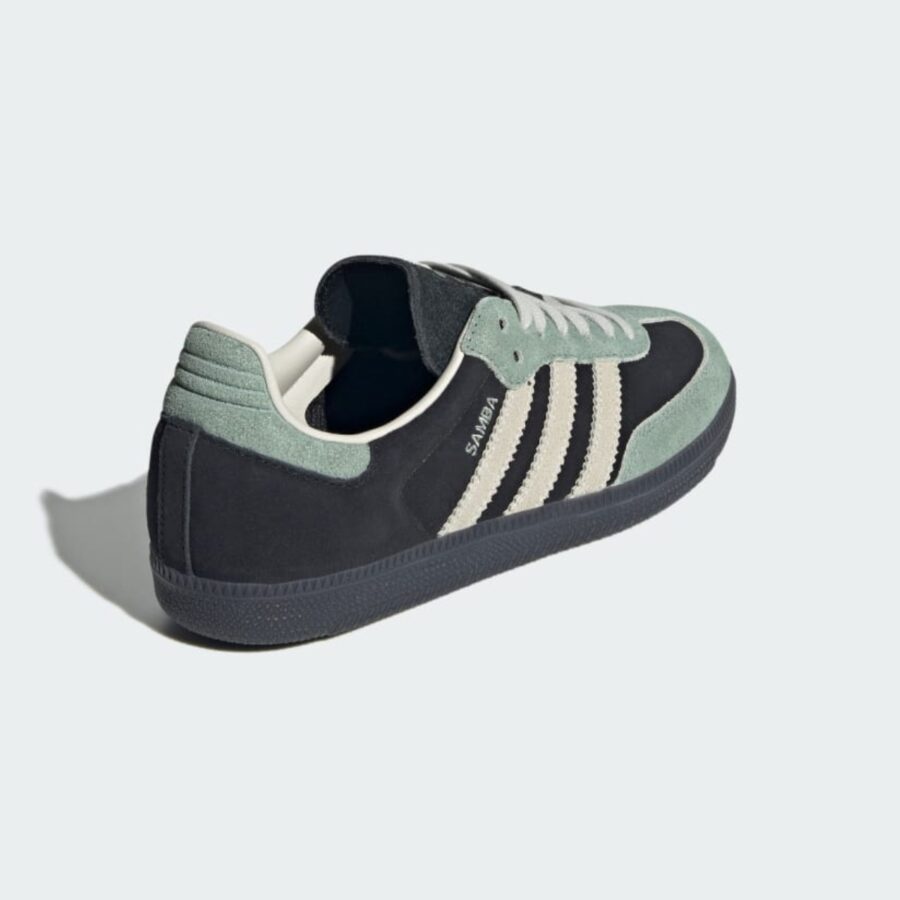 giày adidas samba og 'core black silver green' ji2680