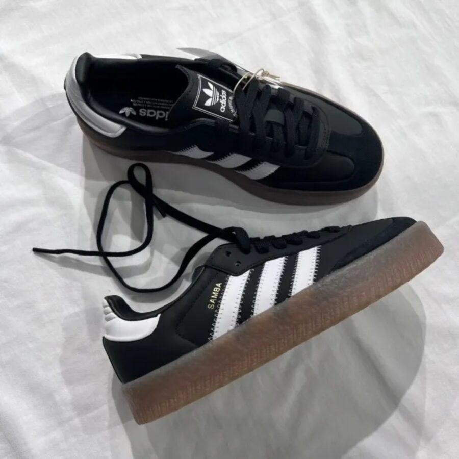 giày adidas sambae 'black white gold' ji1350