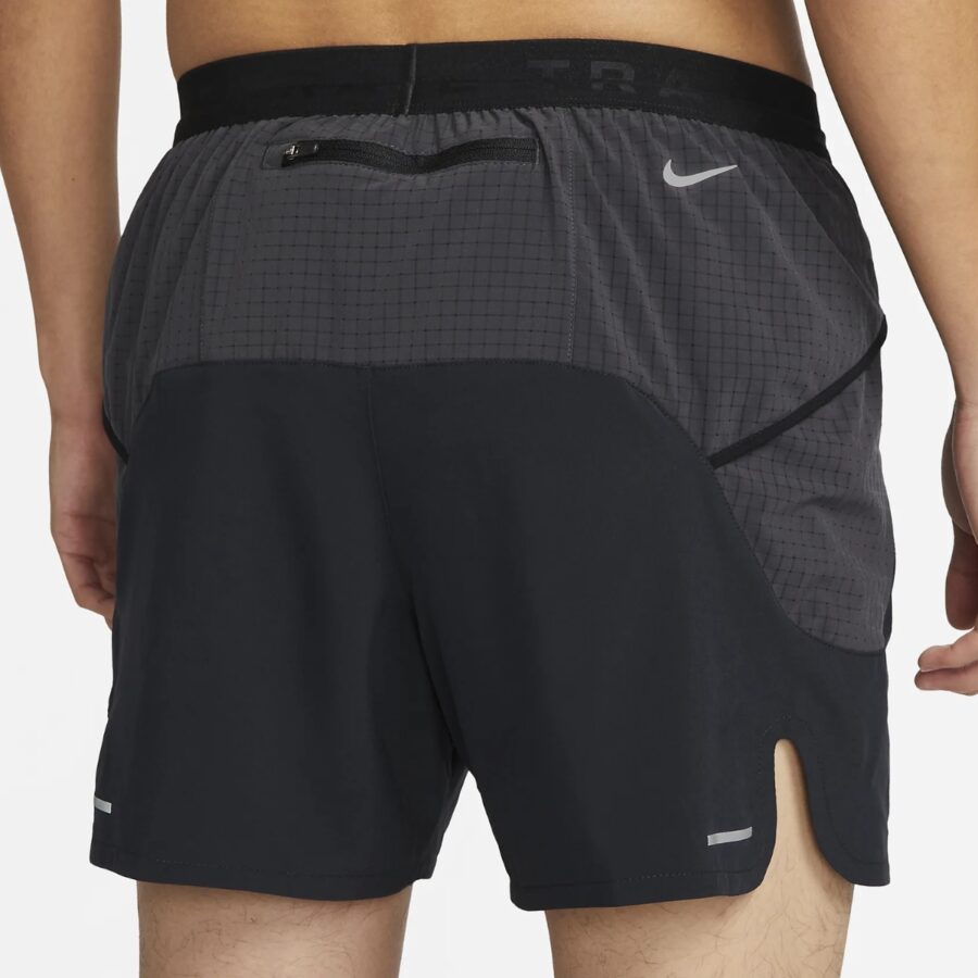 quần nike dri-fit men's 13cm (approx.) brief-lined trail shorts black dv9312-010