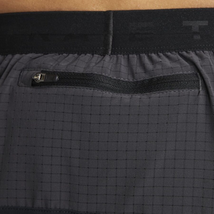 quần nike dri-fit men's 13cm (approx.) brief-lined trail shorts black dv9312-010