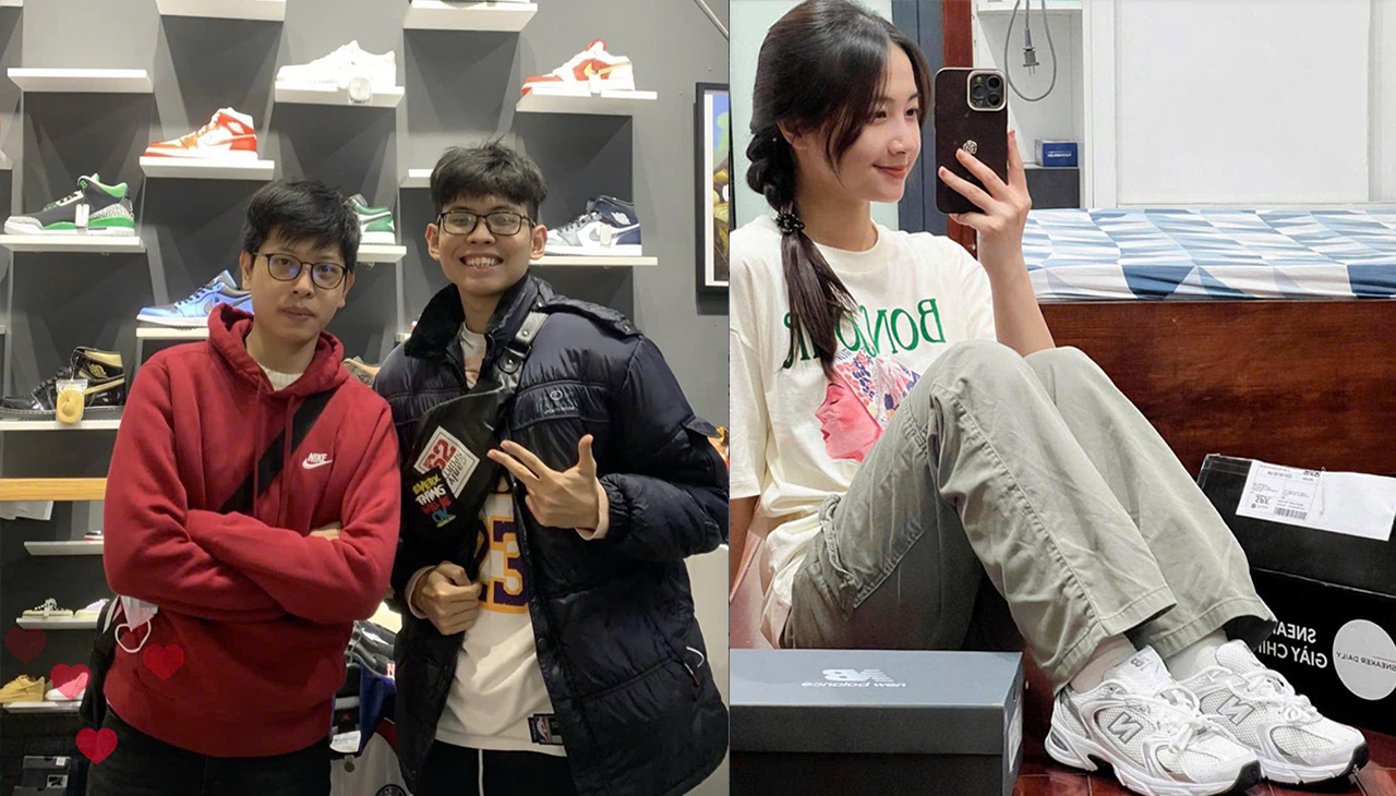 sneaker, quần áo, phụ kiện thời trang chính hãng