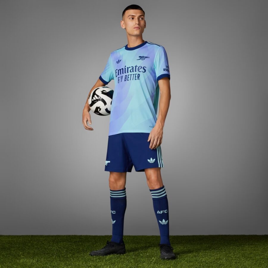 áo adidas arsenal 2425 third authentic jersey 'blue' iz0112