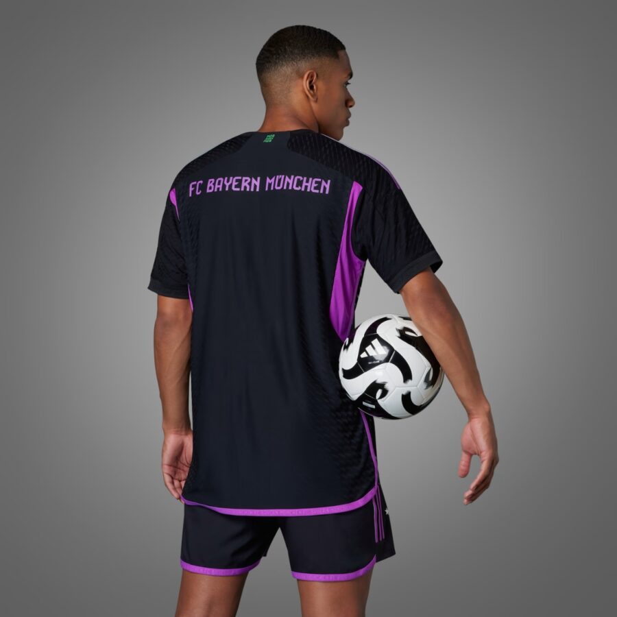 áo adidas fc bayern 2324 away jersey 'black purple' hr6947